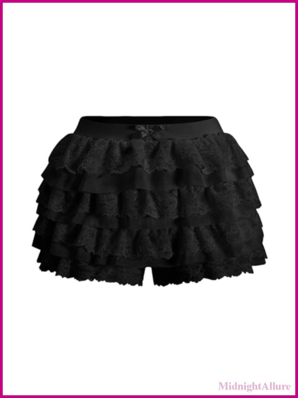 Y2K Lace Ruffle Bloomers Skirt Shorts Cute Sexy Coquette Booty